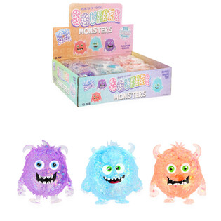 ĐỒ CHƠI BÓP NẮN SQUEEZE MONSTERS - NHIỀU MÀU - DẠNG HỘP TRƯNG BÀY (12 Cái)