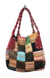 Túi Patchwork B-Fair Lớn Đỏ (1 chiếc)