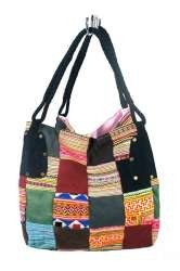 Túi Patchwork B-Fair Cỡ Lớn Màu Đen - Thủ Công (1 chiếc)