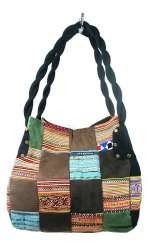 TÚI PATCHWORK B-FAIR NHỎ MÀU ĐEN (1 cái)