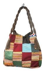 Mã SP: 97728 - TÚI PATCHWORK B-FAIR NHỎ MÀU NÂU (1 cái)
