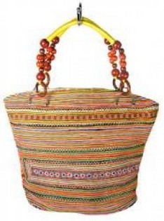 Túi B-Fair Beads Vàng/Nâu - Thủ Công H'Mông