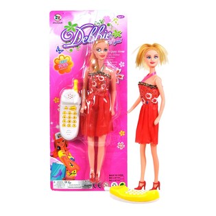 BÚP BÊ DEBBY KÈM ĐIỆN THOẠI TRÊN VỈ (6 chiếc)