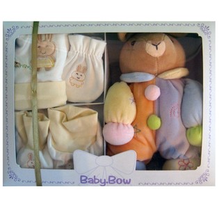 BỘ HỘP QU&Agrave; SƠ SINH BABY BOW - THỎ CON