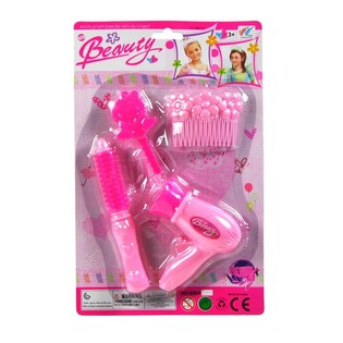 Bộ Đồ Chơi L&agrave;m T&oacute;c Cho B&eacute; G&aacute;i Đ&oacute;ng Vỉ (6 m&oacute;n)